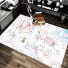 Anime Cartoon Design Chair Mat - Non-Slip Carpet for Office Chairs, Festive Gift, Suitable for All Seasons, Decorative Rug for Home, Living Room, Bedr