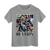 Boys Girls Round Neck Casual Printed Short-sleeved T-shirt Top