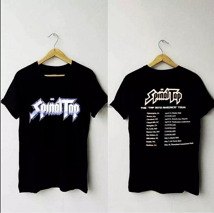 

Tap Spinal Tour Vintage Black Band Tee T-Shirt Size All Cotton S-5xl Y2k Metal Unisex T-Shirt S