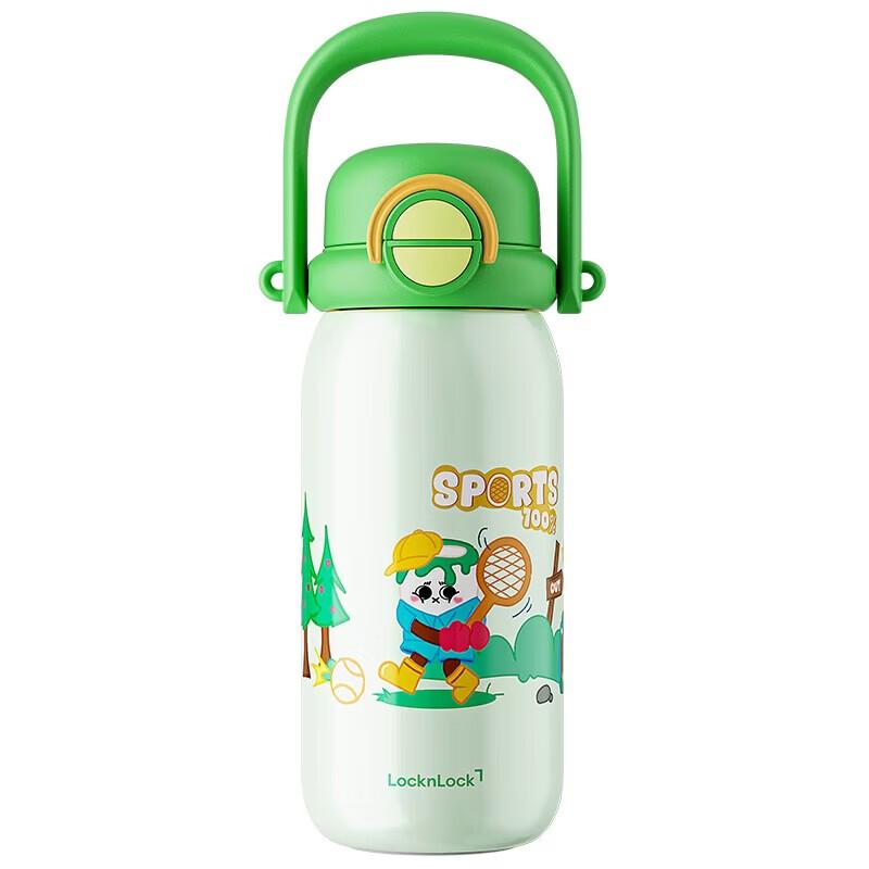 

LOCK&LOCK Cartoon Insulated Straw Water Bottle