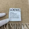 LOEWE anagram wool Scarf white wool unisex Used