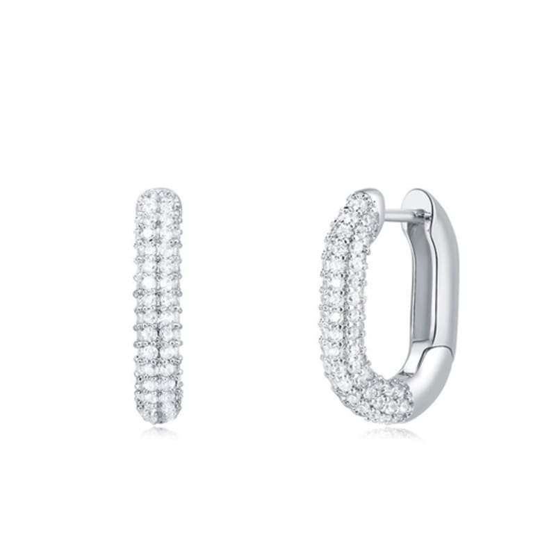 WESTISLAND Oval One-Touch Earrings_WI5081425