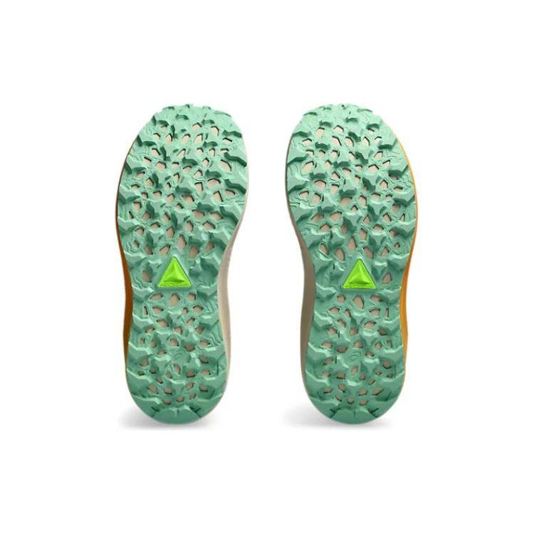 Asics Trabuco Max 3 Cream Orange Men Sneakers Feather-Grey Black 1011B800-020