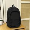 Solid Color Small Backpack Retro Student Schoolbag