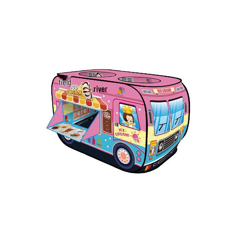 Kids' Police Car & Fire Truck Play Tent - Indoor/Outdoor Foldable Playhouse