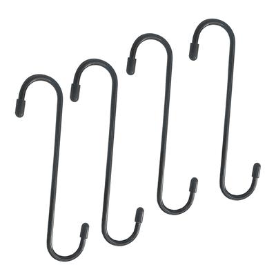 M63K-4Pcs Car Caliper S-Shape Brake Caliper Hanger Hooks With Rubber Tips For Bearing Axle Automotive Tool Brake System