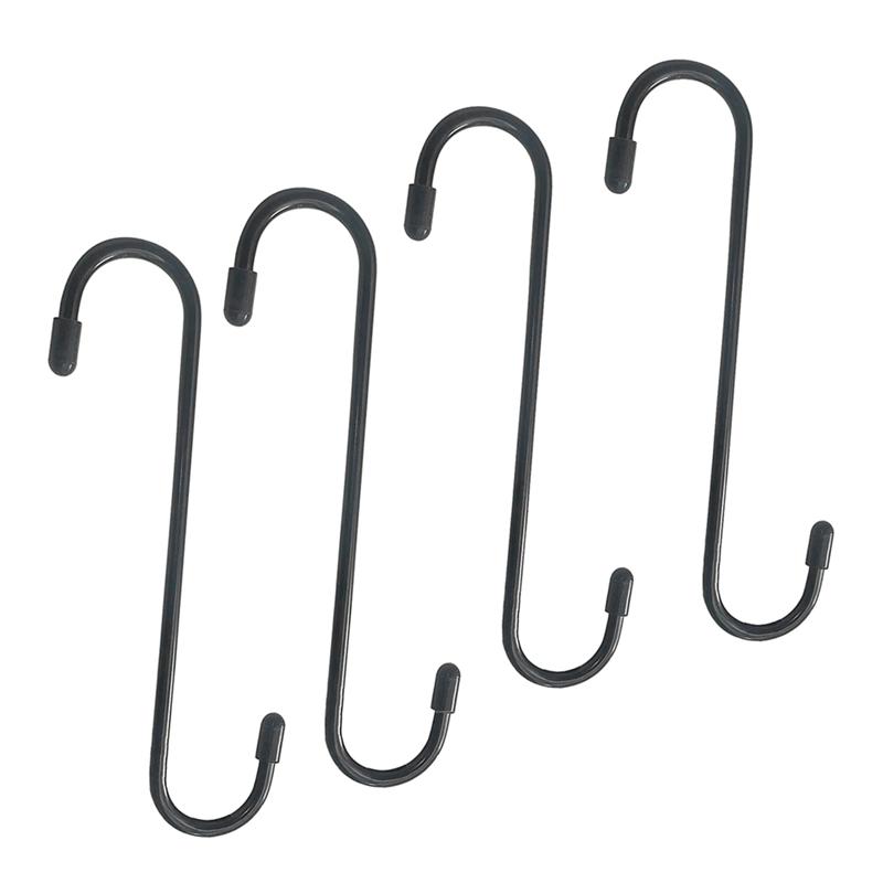 

M63K-4Pcs Car Caliper S-Shape Brake Caliper Hanger Hooks With Rubber Tips For Bearing Axle Automotive Tool Brake System чорний