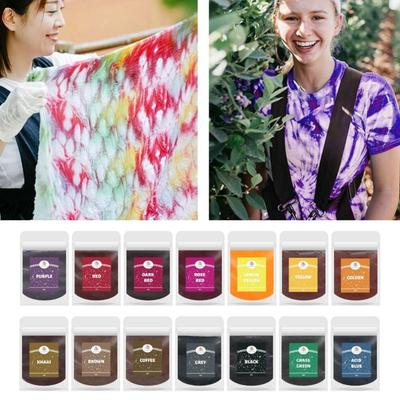 DIY Ręcznie robione Ubrania Odnawianie Barwnik Torebka 10g Barwnik do Tkanin Proszek do Barwienia Tkanin Proszek do Tie-Dye Jeans