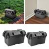 Battery Box Holder, Battery Holder with Strap, Lightweight And Anti-erosion Organizer, Battery Tray Cases for Boat, A