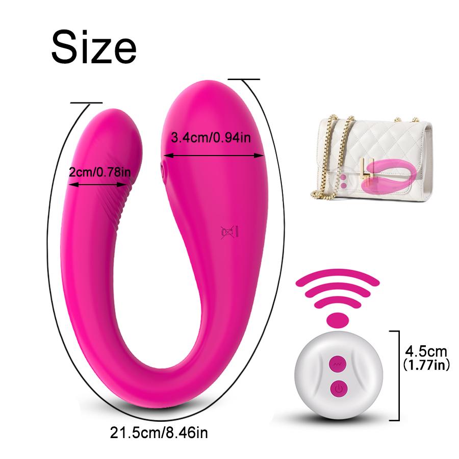 Wireless Remote Control Panties Vibrator U-shaped Adult Toys Clitoris Stimulator Female Masturbator