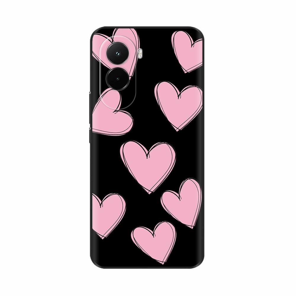 Soft Case For Xiaomi Poco M7 4G Luxury Print Back Cover For PocoM7 M7 Silicone Bumper Protective Shockproof Capa Pocom7 4G Coque
