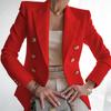 Women's 2025 Autumn/Winter Solid Color Fashion Casual Short Suit Jacket