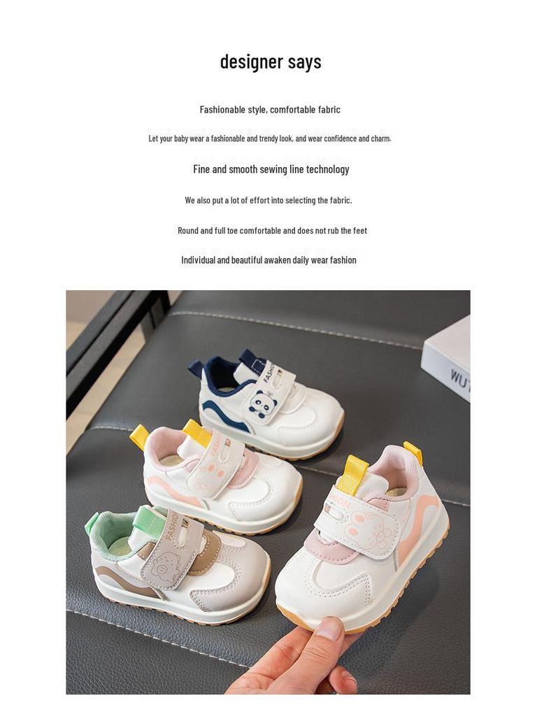 Sportschuhe mit weicher Sohle für Kleinkinder - Modische Freizeit-Sneaker für Jungen & Mädchen für Frühling & Herbst 2026