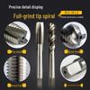 Aluminum Spiral Tap Set: M4, M5, M6, M8, M10x1, M12x1.5 Fine Pitch