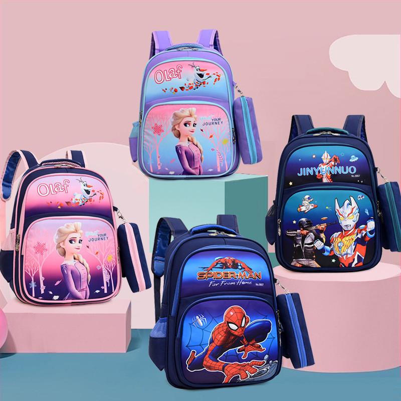 Adorable Cartoon Design Kids Backpack For Elementary School Students With Large Capacity