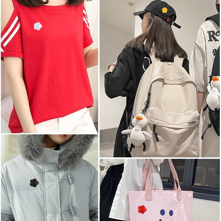 Three Love Flower Cloth Sticker Chinese Style Embroidery Patch Sticker Clothes Down Jacket Pants Holes Self-Adhesive No Traces Repair Subsidy
