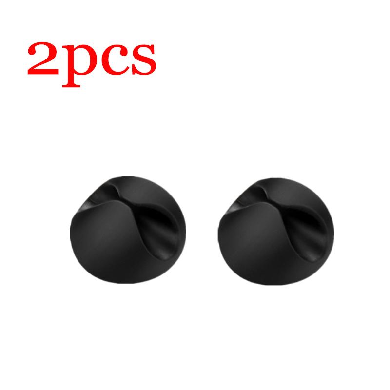 Car Cable Fastener Clip Silicone USB Cable Organizer Appliances Clips Car Cable Winder Holder Earphone Network Wire Fixed Clips