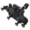 Motorcycle Phone Mount for Handlebar Aluminum Alloy Silicone 5 Claw Shockproof Rotating Adjustable