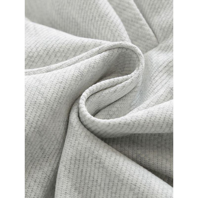 Casual Thin-Style Gray Women's Classy Oversized Track Pants