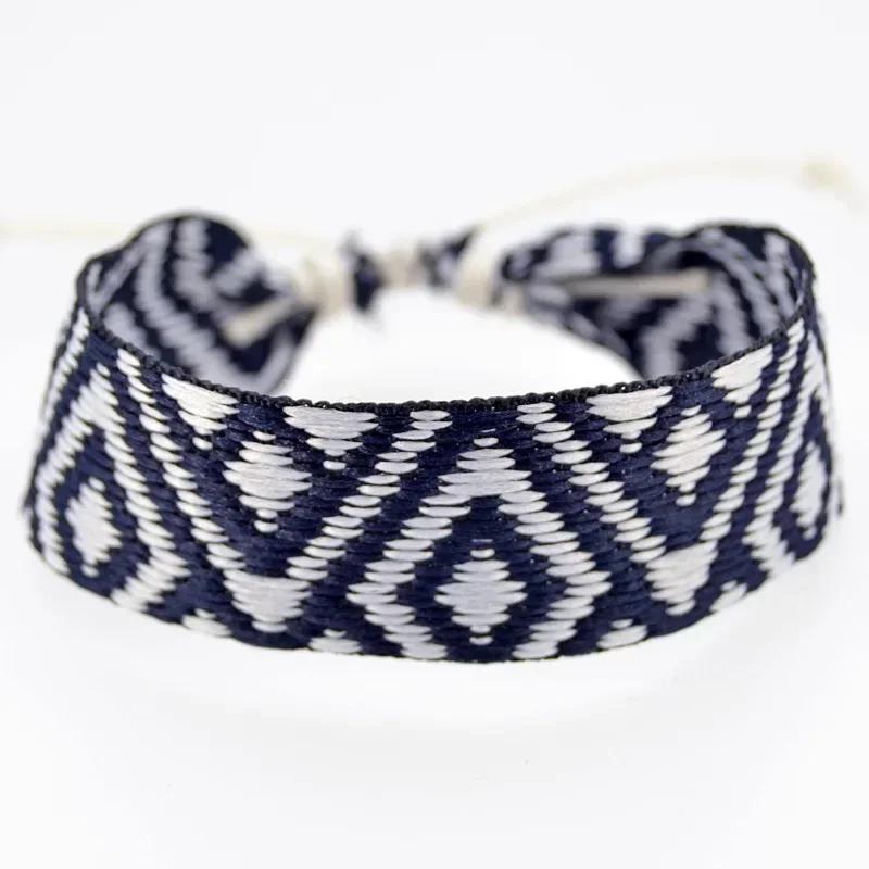 Bohemia Weave Rope Friendship Bracelets For Woman Men Cotton Handmade Charm Bracelet & Bangles Ethnic Jewelry Gifts