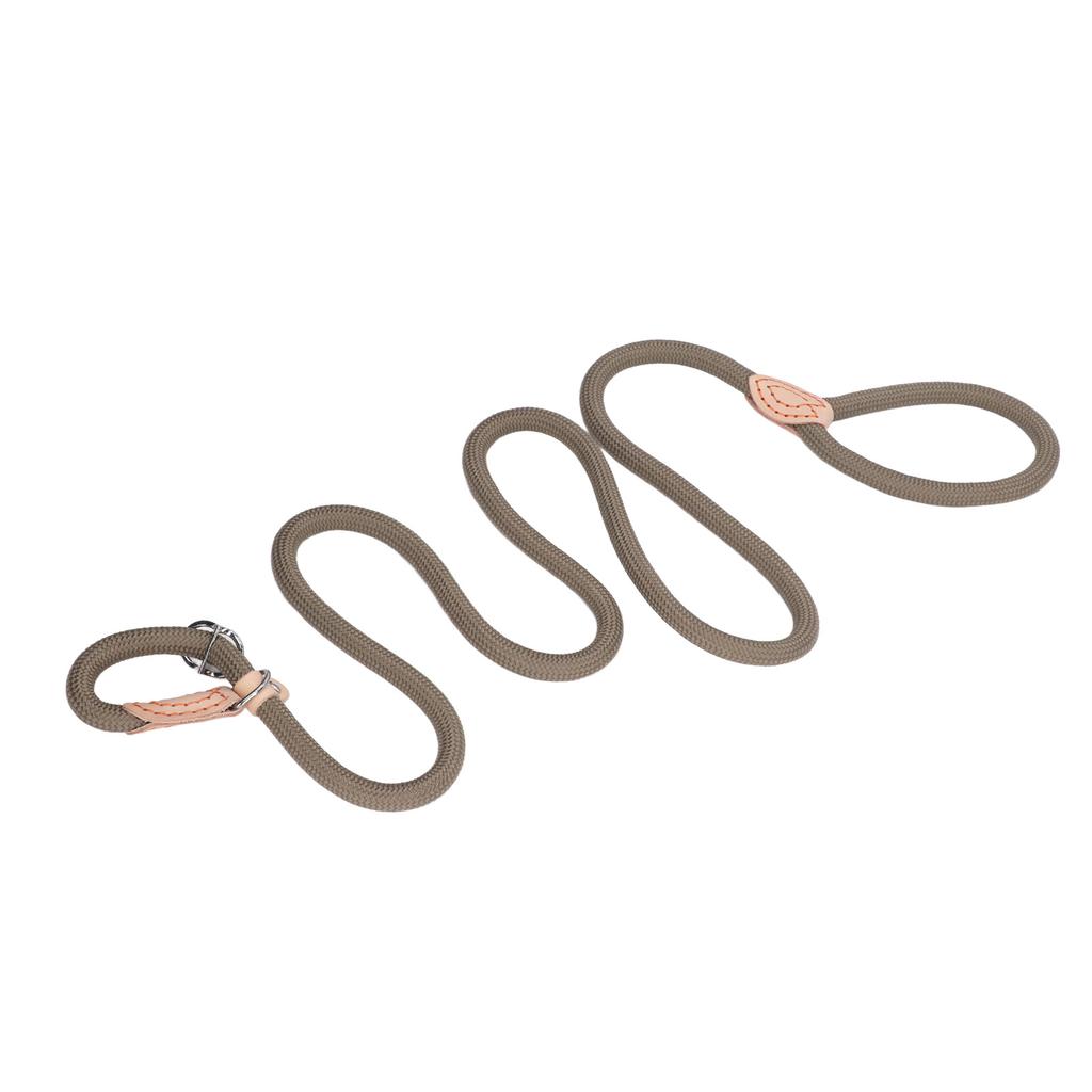 Dog Leash Breakaway Sudden Rush Comfortable Grip Nylon Dog Leash for Small Medium Sized Dogs Khaki