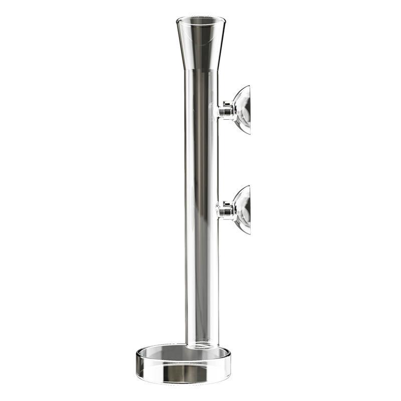 High-Transparency Glass Fish Feeder Tube: Precise Feeding for Shrimp & Small Fish, Prevents Food Scattering.