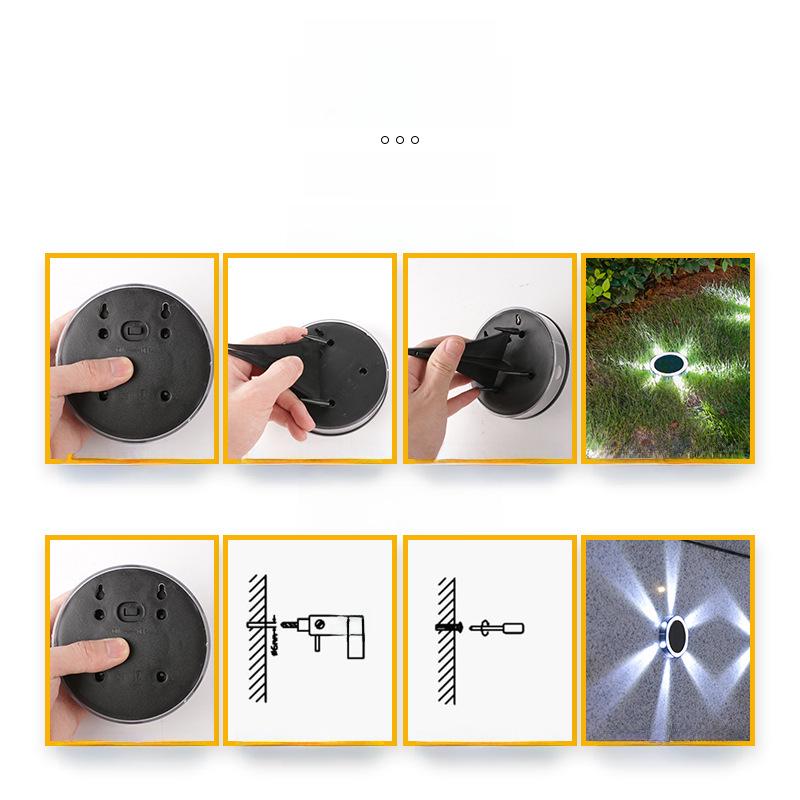 Waterproof Solar Garden Underground Light for Outdoor Landscaping and Small Yards