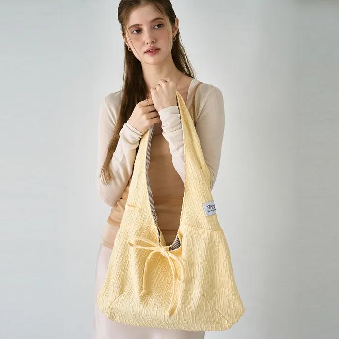 Lumi Reversible Ribbon Eco Bag - 7 colors