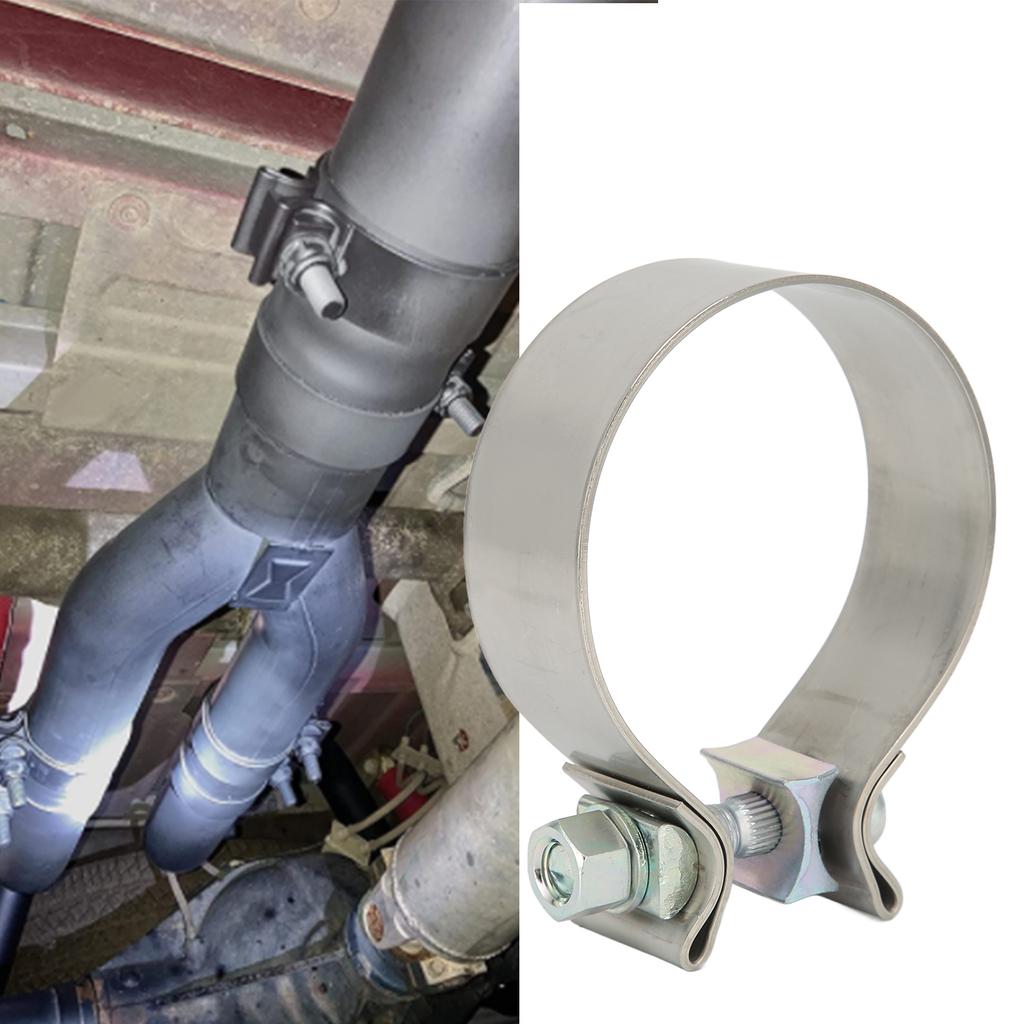   Exhaust Band   Clamps Rustproof Muffler Clamp High Hardness for Downpipe Header Manifold
