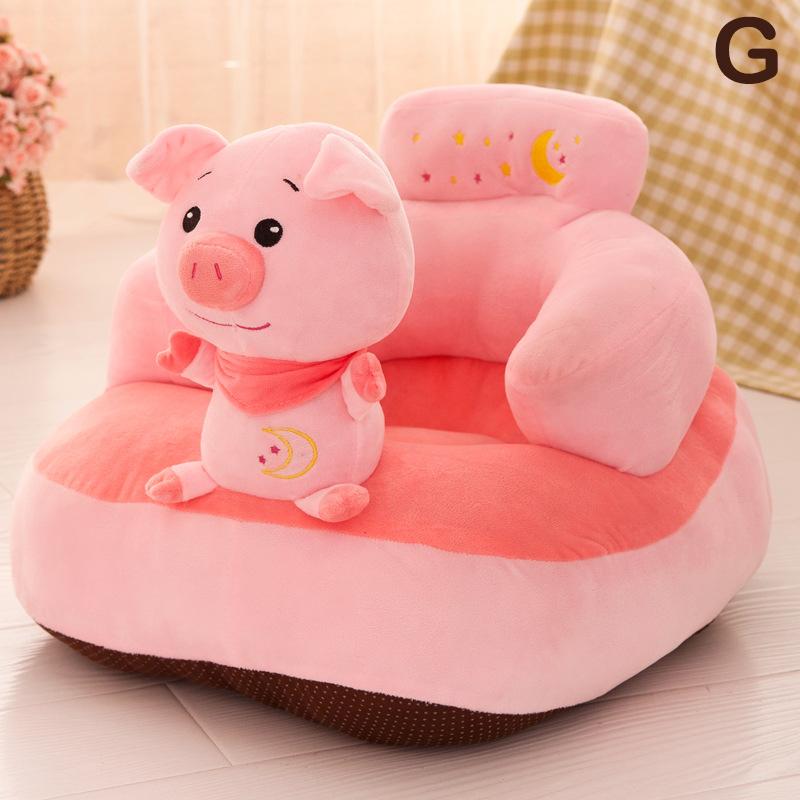 Infant Safety Seat Soft Stuffed Animal Baby Sofa Plush Baby Cushion Feeding Chair Learning To Sit Kids Back Support Plush Toy