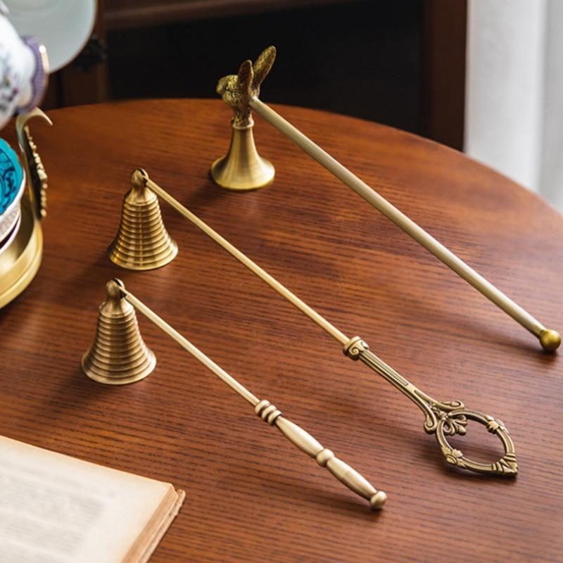 Candle Snuffer,Elegant Candle Extinguisher with Long Handle,Candlesnuffers Wicks Snuffer Candle Accessory Candle Stopper