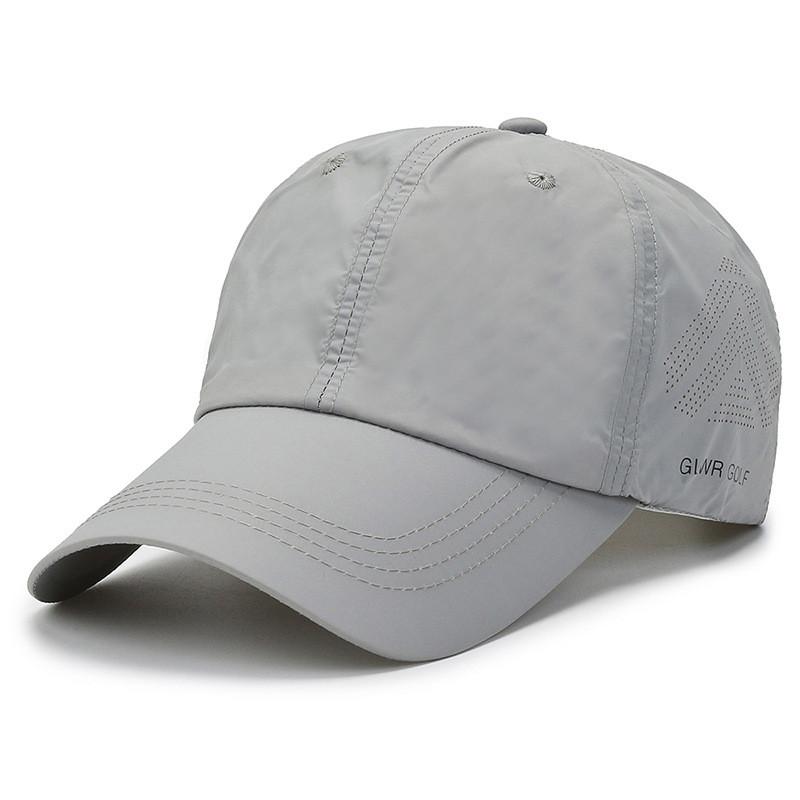 

Mens Summer Baseball Cap With Adjustable Fit For Sun Protection And Breathability світло-сірий колір