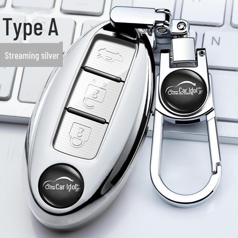 

Высококачественный чехол для дистанционного ключа для автомобилей Dongfeng Nissan Sylphy, Qijun, Teana, Qashqai, Tiida, Kicks.