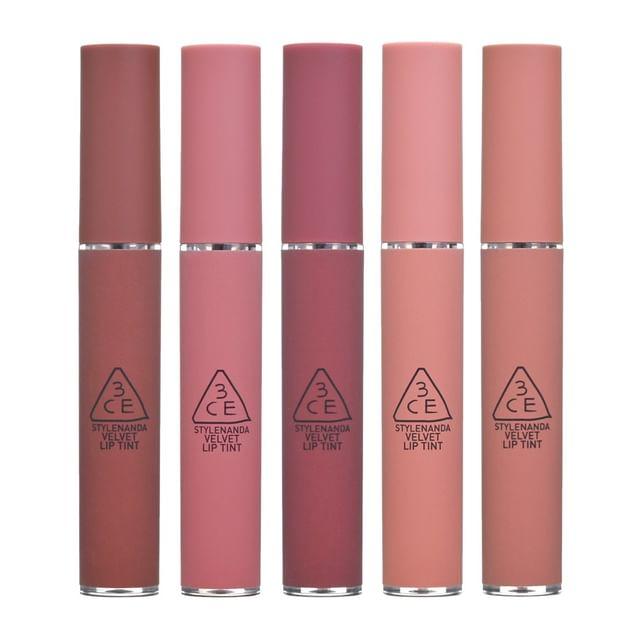 3CE - Velvet Lip Tint - 5 Colors Walk N Talk