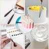 5PCS Cake Cream Spatula, Stainless Steel Icing Frosting Spatula for Cake Decorating, Art Painting Baking Pastry Tool for Fondant Chocolate Cream