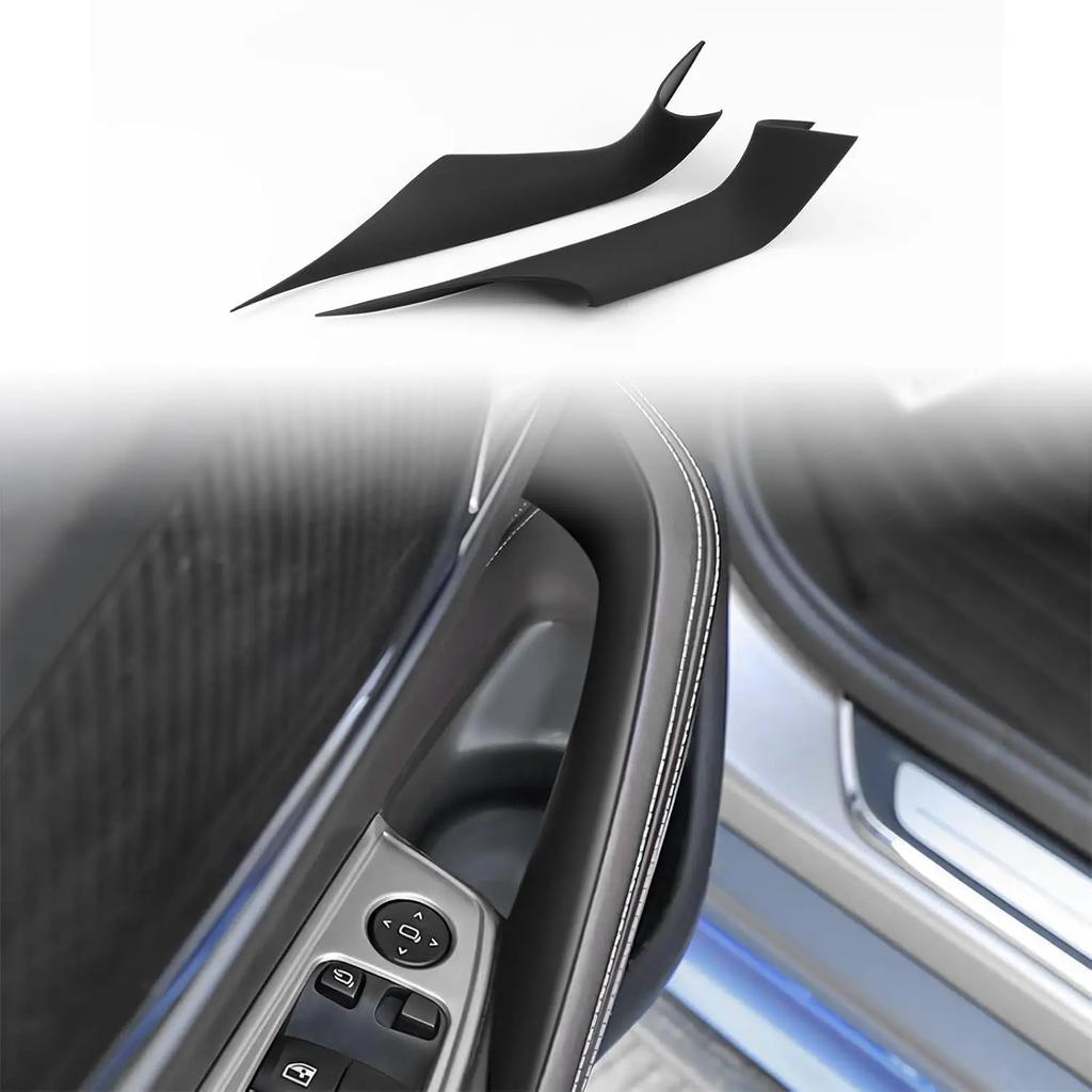 Car Door Handle Panel Cover for BMW 3 4 5 Series G30 G31 2017-2023 Door Pull Handle Cover Carbon Fiber Pattern Auto Accessories