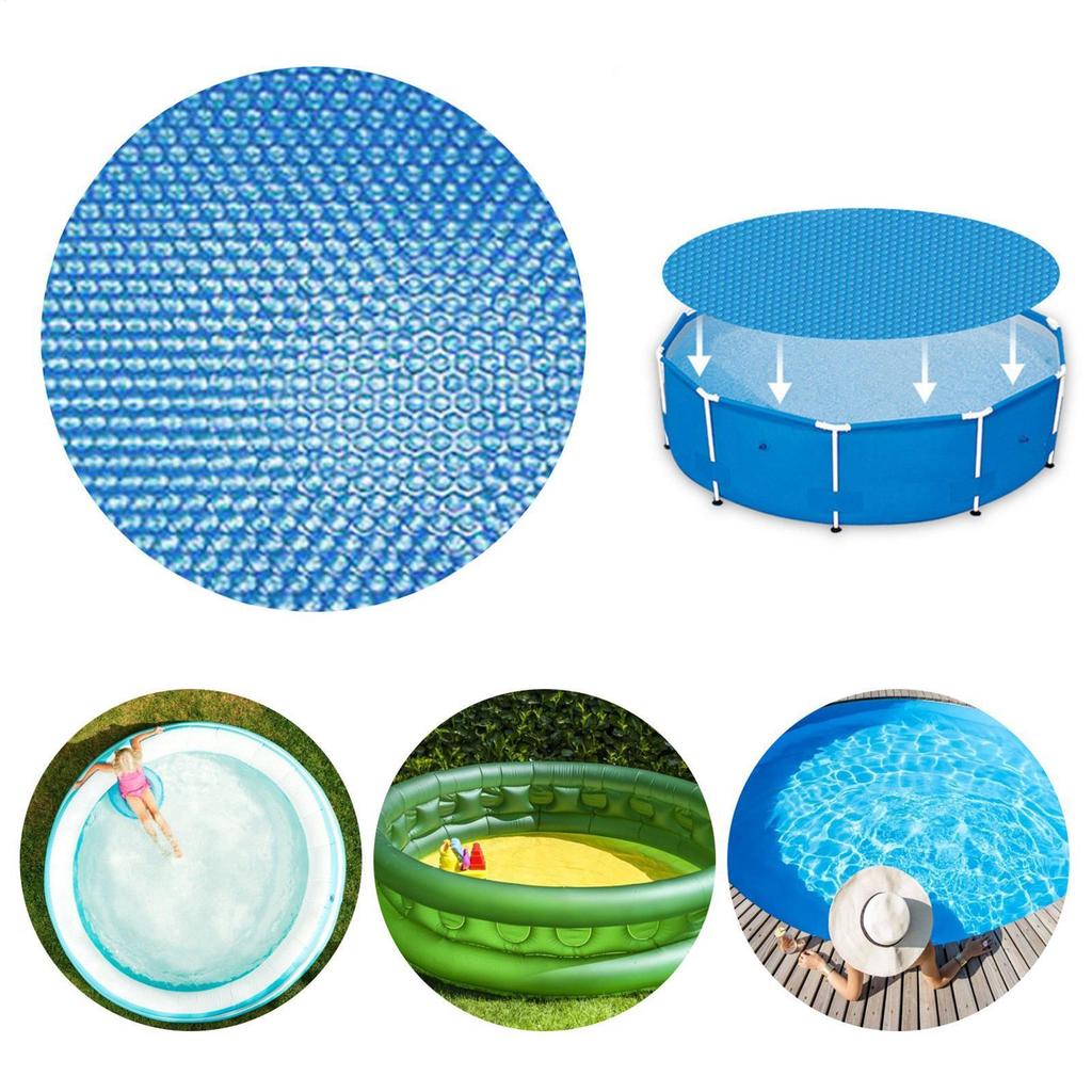 Solar Pool Cover Pool Heat Retaining Blanket Solar Bubble Solar Swimming Cover Free Cutting for Pool Cover Heat Insulation