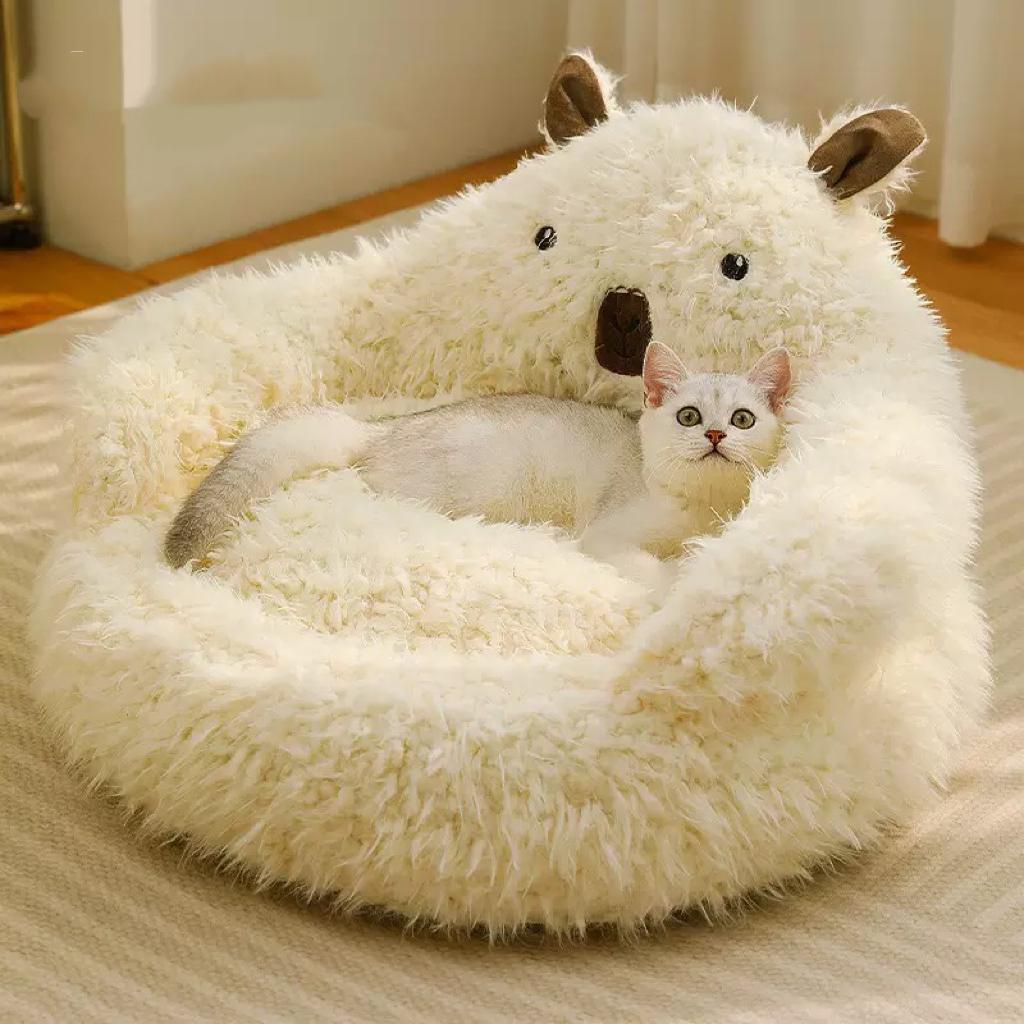 Pet Dog Sofa Beds for Small Dogs Warm Accessories Large Dog Bed Mat Pets Kennel Washable Plush Medium Basket Puppy Cats Supplies