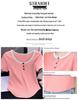 Summer 2025 Women's Plus Size Short Sleeve T-Shirt, 100% Pure Cotton, Tummy Covering, Casual American Style, Irregular Hem.