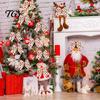 Reusable Seasonal Party Supplies 2Pcs Christmas Polka Dot Bow Decor, European Style Ribbon Ornament for Tree Topper Decorations Gift Box Wreath,