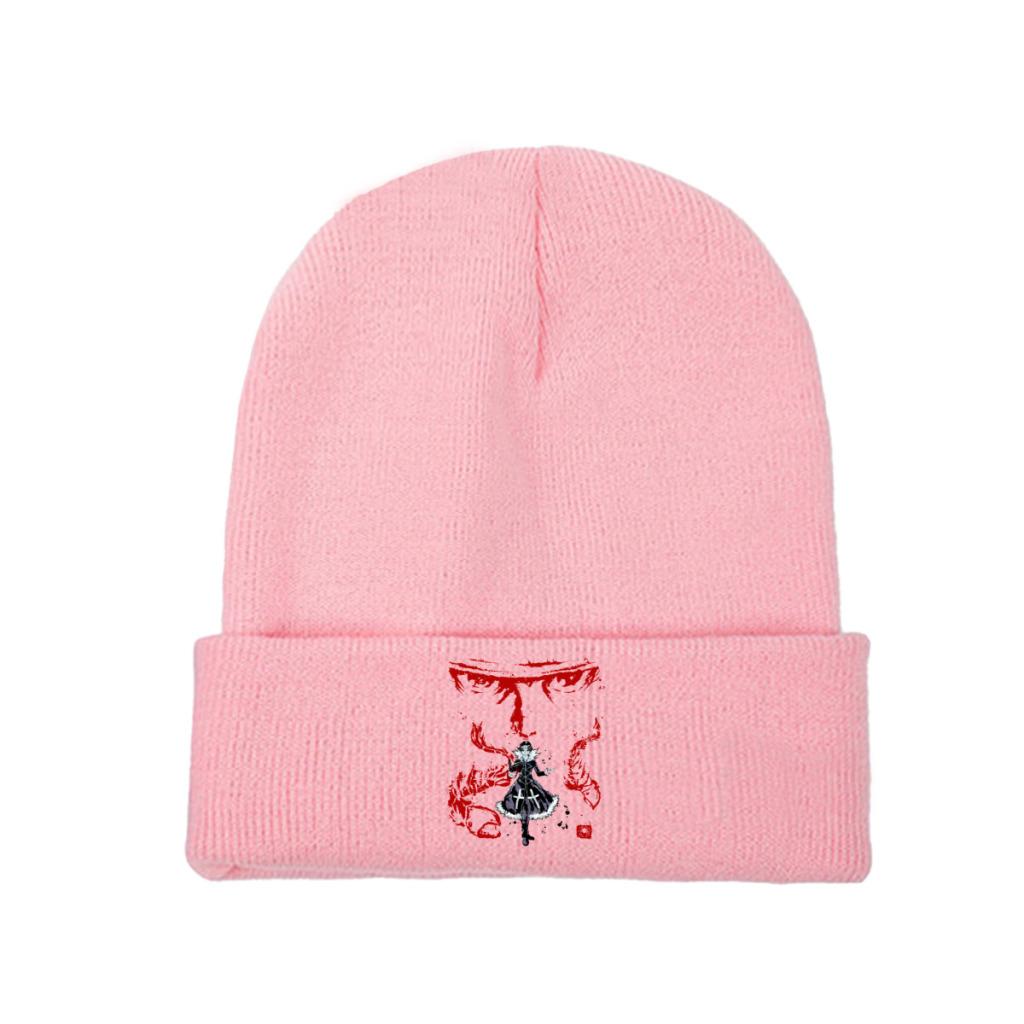The Bandit Leader Phantom Troupe Strickmütze für Damen, Unisex, Skullies Beanies, Herbst-Winter-Mütze, warme Polyester-Mütze