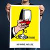 ALCOHOLIDAY Art Stylish Pop No No Life Poster, Poster, A2, Interior, Scandinavian, Alcohol, Wine, Art, Wine,