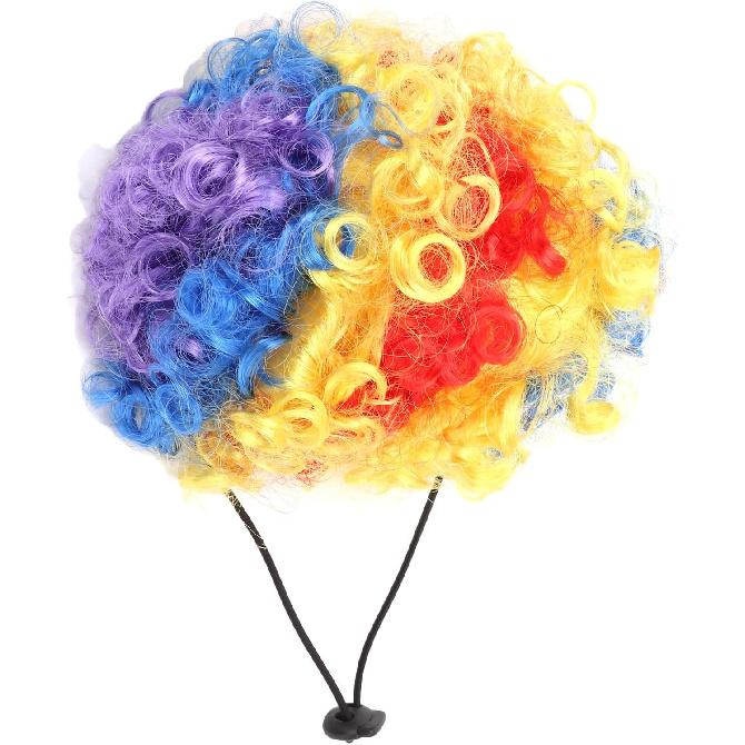 Jovenn Dog Clown Wig, Comfortable Pretty Dog Wig Funny for Halloween for Small Dogs for Party (JovenniDatUUL0)