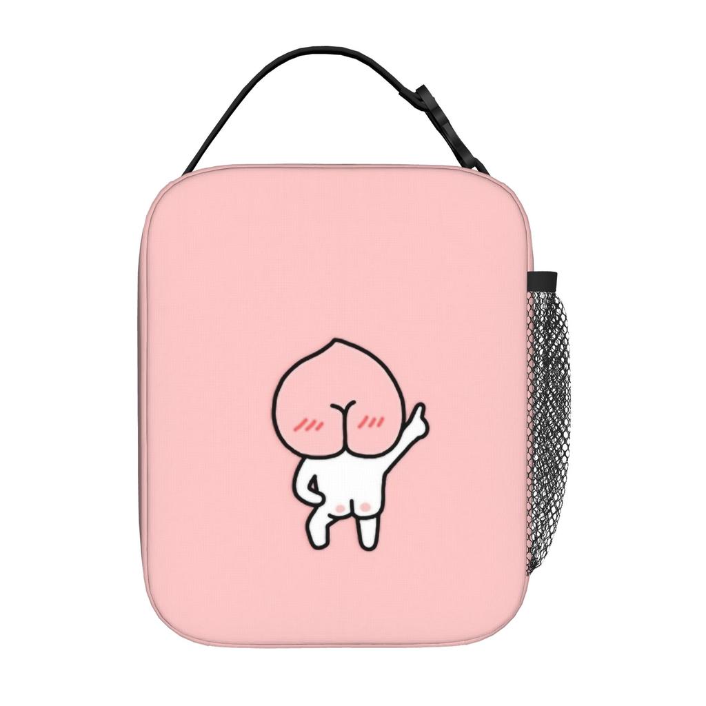 K-Kakao F-Friends Hello! Ryan Insulated Lunch Bag Leakproof Meal Container Cooler Bag Tote Lunch Box Picnic Food Handbags