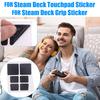 6Pcs/Set Touchpad Protective Sticker Compatible for Steam Deck Waterproof PVC Game Console Trackpad