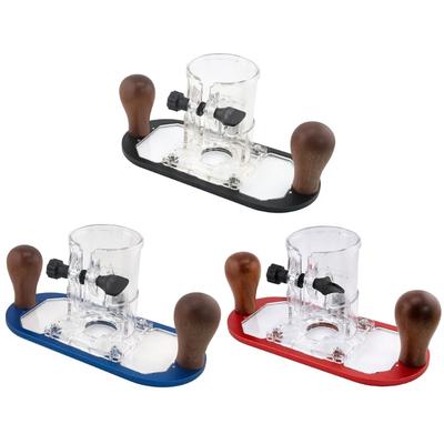 High Strength Router Base Conversion Kit For 65mm Trimmers With Wood Handle Clear Acrylic Guard For Accurate Operation