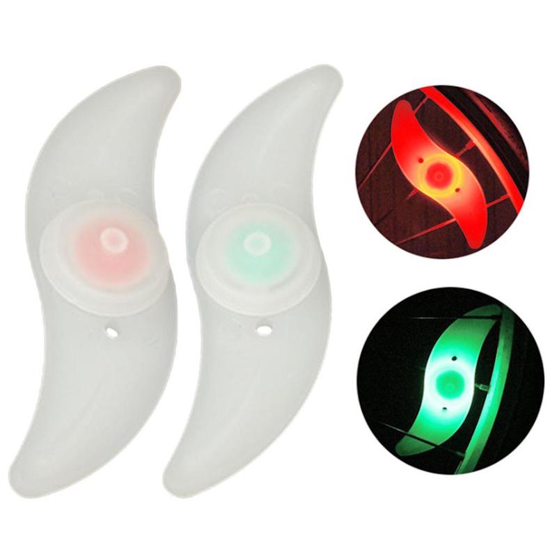 Bicycle Cycling Spoke Wire Tire Tyre Wheel LED Bright Lamp Mountain Bike Light Colorful Funny Wheel