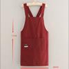 Waterproof Apron Cross Strap Style Cooking Apron Fashion Hotel Restaurant Chef Barbecue Apron