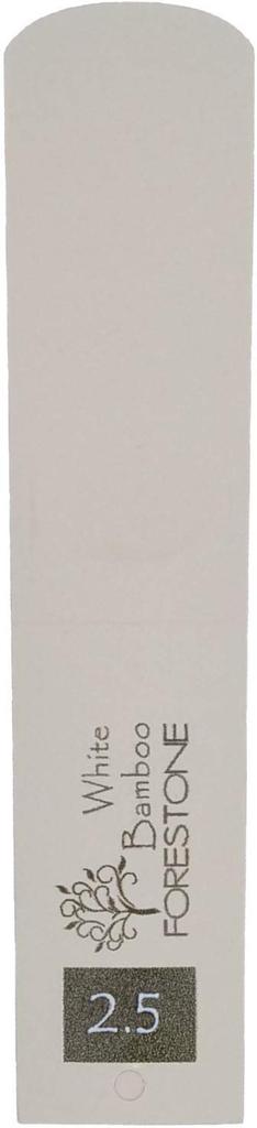 FORESTONE White Bamboo Alto Saxophone Reed, Hardness: 2.5, Forestone