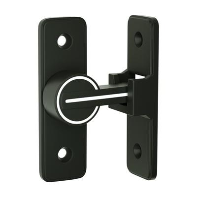 Secure Luminous Door Latch 90 Degree Zinc Alloy Sliding Door Lock Hardware Heavy Duty Gate Latches Gate